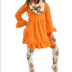 3pc Fox (shirt, leggings, scarf)